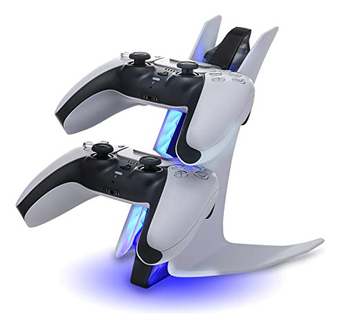 Ps5 Controller Charger Pack Con Led Y Cable Incluido