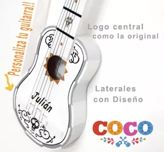 Guitarra Infantil Coco Miguel + Correa Nuevo Modelo!