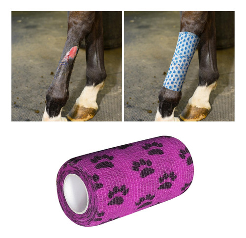 2 Vendaje Autoadherente Vet Wrap Tape Transpirable