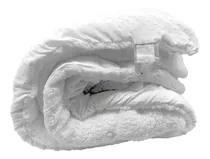 Comprar Acolchado Blanco Con Corderito  Una Plaza Y Media Más Funda 
