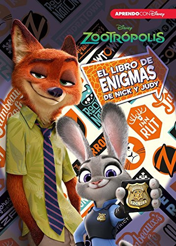 Zootropolis El Libro De Enigmas De Nick Y Judy -disney Activ