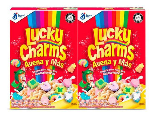 Lucky Charms Cereal 2 Un 290 G