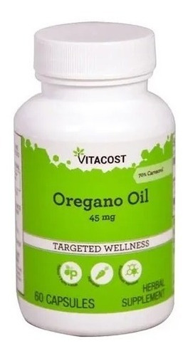 Aceite De Oregano 70% Carvacrol 45mg 60 Cápsulas 