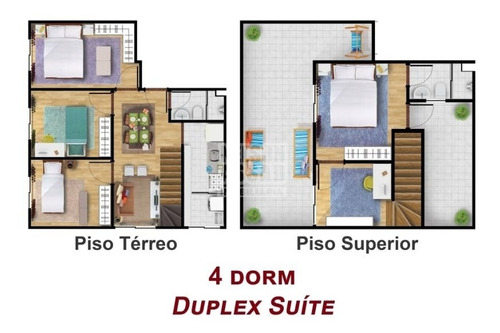 Imagem 9 de 29 de Apartamento Em Condomínio Triplex Para Venda No Bairro Vila Nova Curuçá, 3 Dorm, 1 Suíte, 1 Vagas, 63 M - 1916
