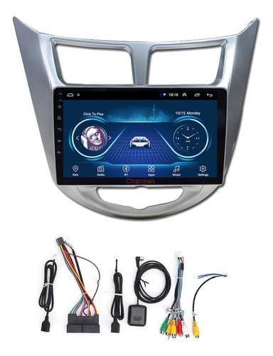Radio Android 9 Pulgad +bisel + Arnes Para Hyundai Accent 