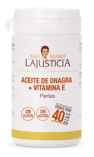 Lajusticia Aceite De Onagra + Vitamina E 1 Gr.+20mg. [80 Stf