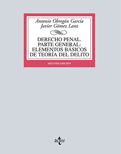 Libro Derecho Penal Parte General Elementos Básicos De De  O