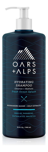 Shampoo Masculino Sem Sulfato Oars + Alps, Infundido Com Ext