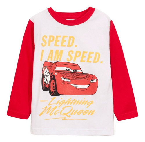 Remera Manga Larga Niños Disney Cars Original Disney Pixar