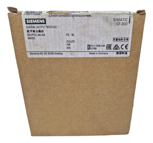 Siemens 6es7 322-1bf01-0aa0 Modulo Salida Digital (1)