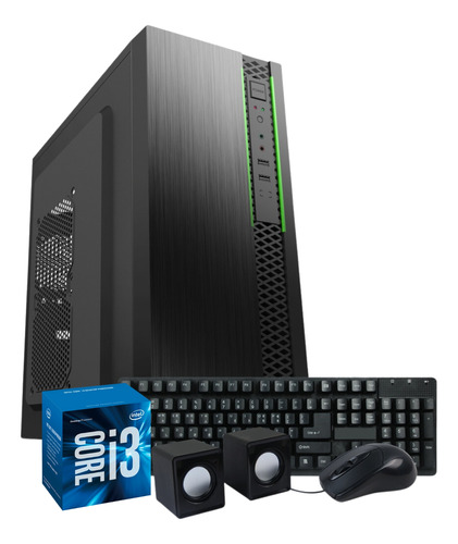 Pc Torre Computadora Intel Core I3 8gb 240g Ssd Windows Wifi