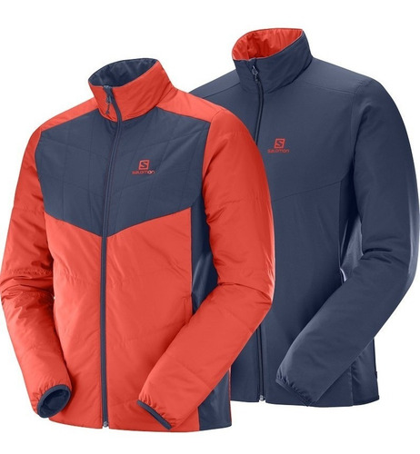 Campera Salomon Drifter Mid Jkt Hombre Reversible