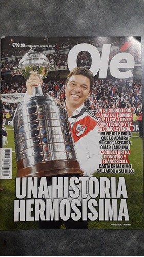 Revista Ole Especial Marcelo Gallardo River