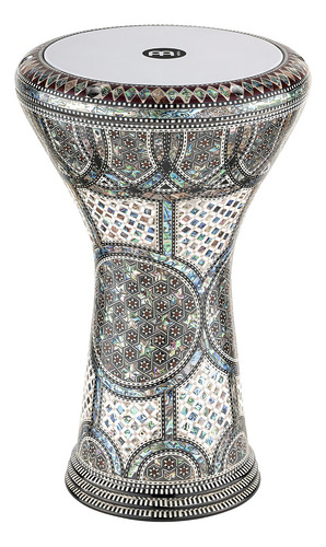 Tambor de palácio com mosaico azul pérola egípcio Meinl Aeed3 Doumbek