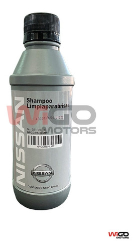 Shampoo Limpiaparabrisas Nissan 100% Original 200ml