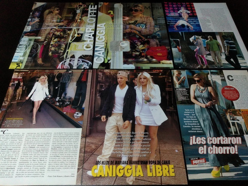 (ao081) Charlotte Caniggia * Recortes Revistas Clippings (Usado)