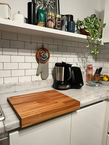 Tabla para mesada con tope, super medida 120x40.  Tabla de cocina,  Encimeras de madera, Remodelacion de cocinas