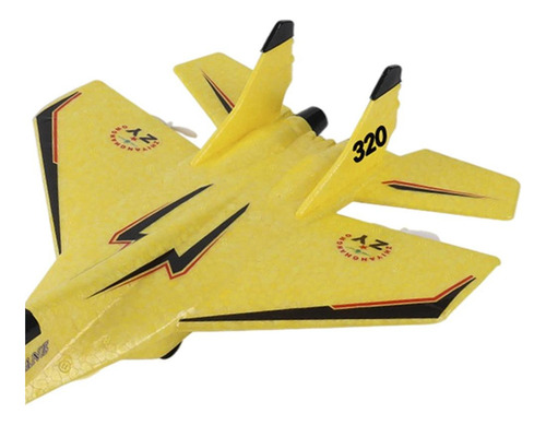 2.4g Avión Rc De 2 Canales, Avión De Espuma, Luz Nocturna