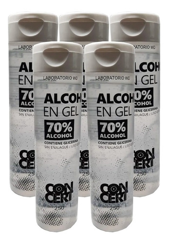 Imagen 2 de 9 de Alcohol En Gel X 250ml Certificado X12 Unidades