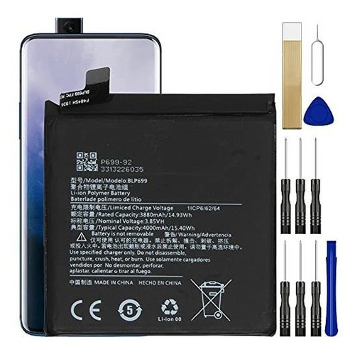 Batería Ddong Plus Blp699 [mejorada] Para Oneplus 7 Pro