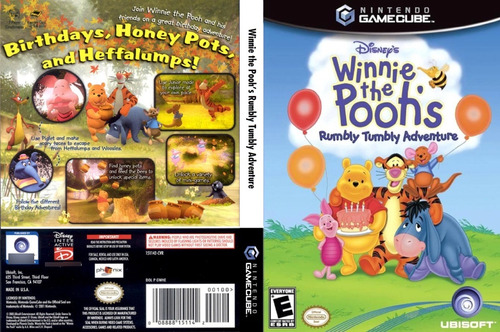 Winnie The Poohs, Rumbly Tumbly Adventure - Gamecube