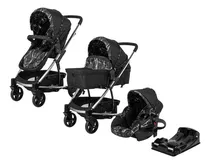 Comprar Carriola De Viaje Para Bebe Plegable Ligera Con Portabebe Color Negro Chasis Negro