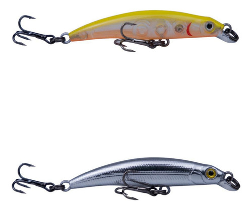 Isca Artificial Para Pesca Kawana Mn50 5cm Meia-água Cor C-mn50