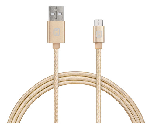 Cable Micro Usb Lifeworks Para Smartphones Universales  Oro