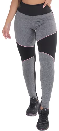 Kit 3 Leggings Diversas Mix Legging Zero Transparência