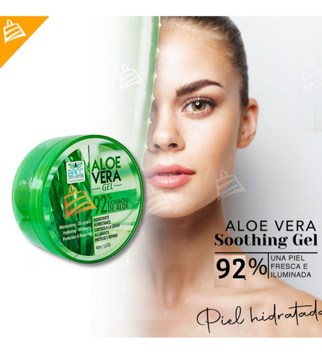 Gel De Alivio De Quemaduras Solares Aloe Vera En Gel 400 Ml