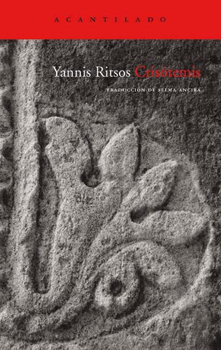 Imagen 1 de 3 de Crisotemis, Yannis Ritsos, Acantilado