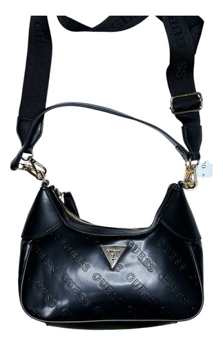 Bolsa Guess Original De Dama Color Negr.