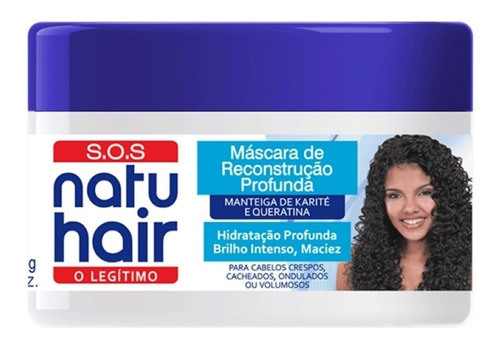 Máscara Reconstrução Profunda S.o.s 350g - Natuhair