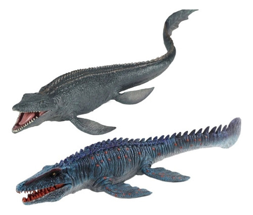 Juguetes Realistas De Dinosaurios Mosasaurus, 2 Piezas, Jugu