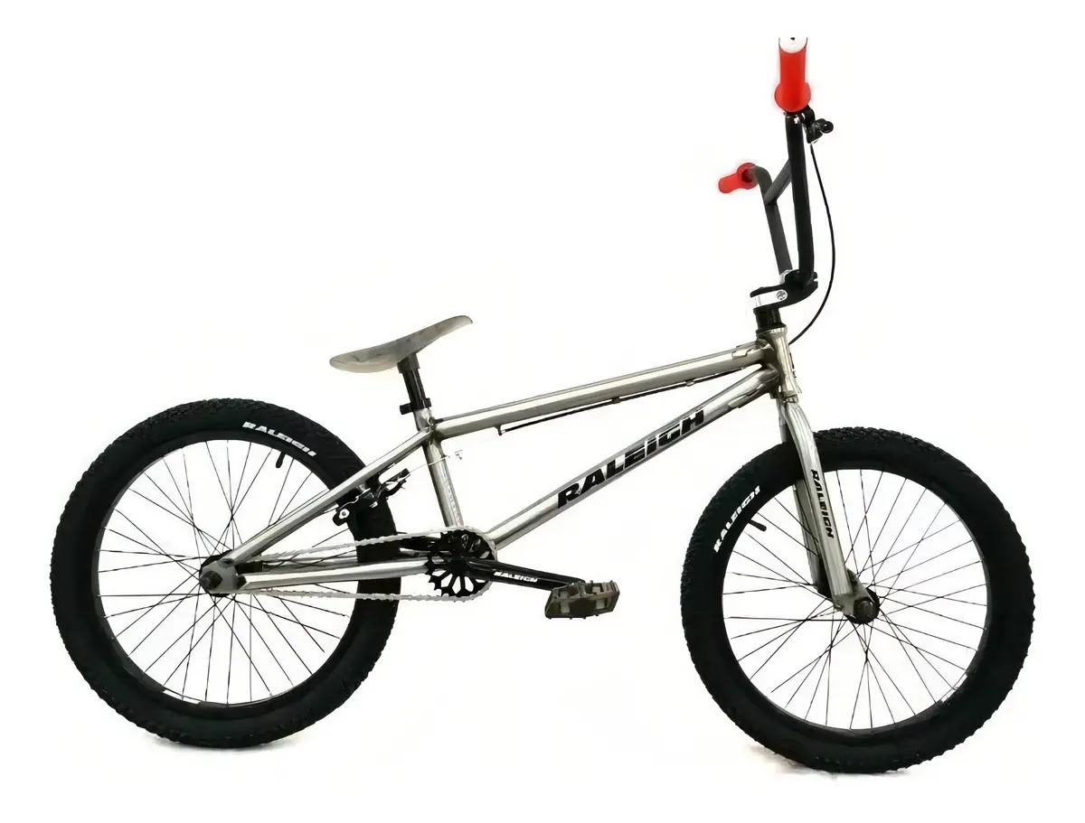 Bicicleta Rodado 20 Freestyle Bmx Raleigh Jump X1 Gris Pro Tamaño Del Cuadro M