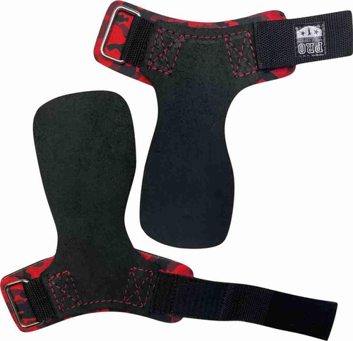 Hand Grip Couro Camuflado Vermelho Tamanho M Cor Outro