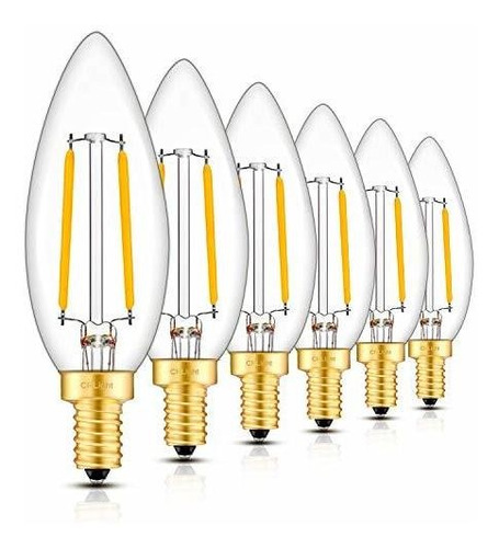 Crlight 2w 250lm Led Candelabro Bulbo 2700k