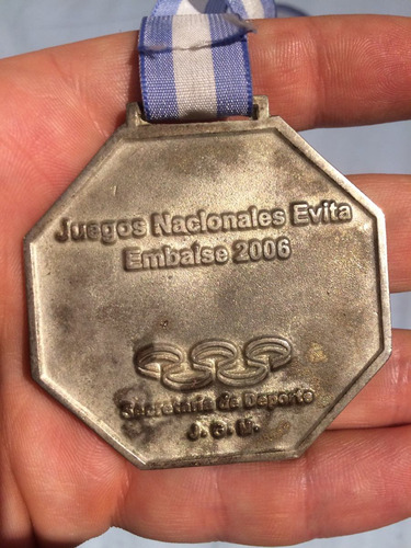 Inconseguible Medalla Juegos Nacionales Evita 2006 Eva Peron (Usado)