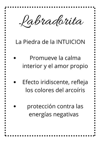 Imagen 7 de 8 de Collar Piedra Labradorita, Signo Zodiacal Cancer, Cod1