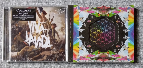 2 Cd Coldplay - A Head Full Of Dreams Y Viva La Vida Nuevos