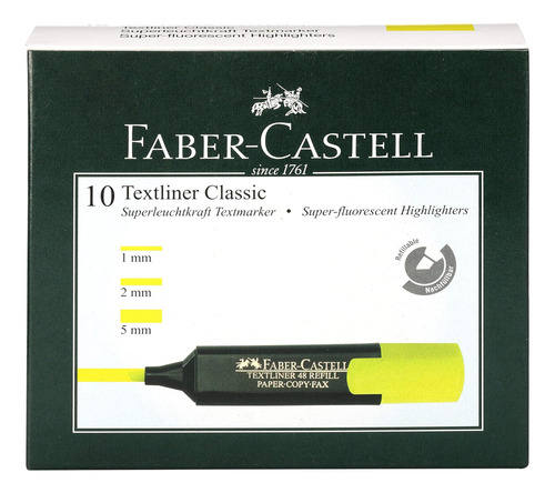 Faber Castell Faber Castell Classic Textliner, Paquete 10