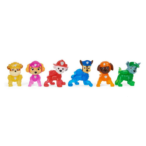 Imagen 3 de 3 de Set 6 Mini Figuras Paw Patrol La Pelicula Patrulla Canina