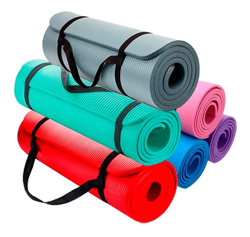 Mat De Yoga Pilates 10mm / Colchoneta / Colores / Ejercicio