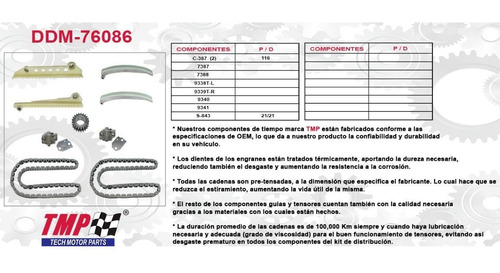 Kit De Distribucion Ford Pick-up V8 4.6 281 Sohc (97-99)