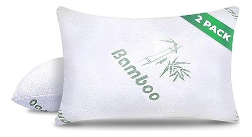 Almohadas Dormir, Paquete De 2 Almohadas De Cama De Esp...