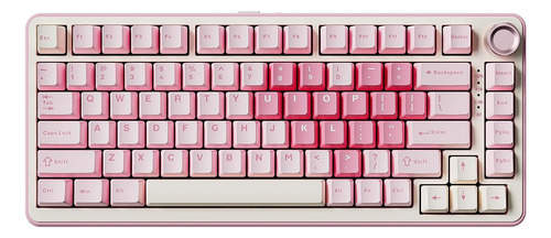 Yunzii B75pro Mechanical Keyboard,75% V2 Switch Pink