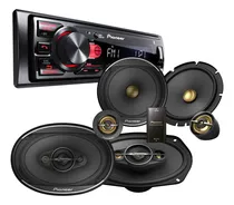 Comprar Combo Pioneer Estereo 235 + Parlantes 1608 + Parlantes 6968