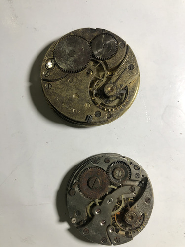 Máquina Para Relógio Antigo Bolso Omega E Minerva (Usado)