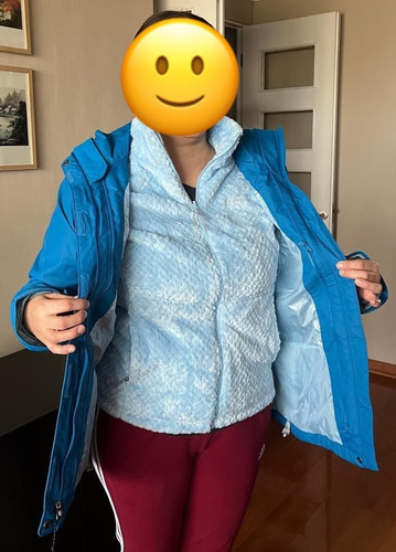 Parka Mujer Bugaboo Ii Interchange Azul Columbia (Usado)