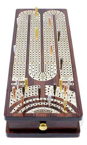Tablero De Cribbage Continuo Casa De Cribbage - Incluido En